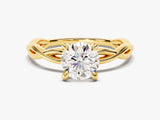 Twisted Solitaire Lab Grown Diamond Engagement Ring (1.00 CT)