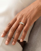 Round Cut Three Stone Lab Grown Diamond Engagement Ring (1.75 CT)