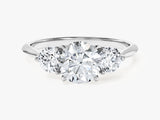 Round Cut Three Stone Lab Grown Diamond Engagement Ring (1.50 CT)