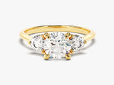 Round Cut Three Stone Lab Grown Diamond Engagement Ring (1.50 CT)