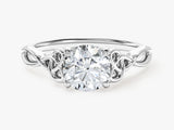 Art Deco Lab Grown Diamond Engagement Ring (1.00 CT)