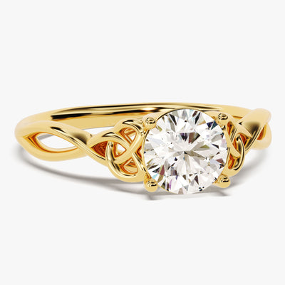 Art Deco Moissanite Engagement Ring (1.00 CT)
