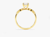 Milgrain Art Deco Moissanite Engagement Ring (1.00 CT)