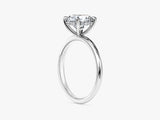 Hidden Halo Round Lab Grown Diamond Engagement Ring (2.00 CT)