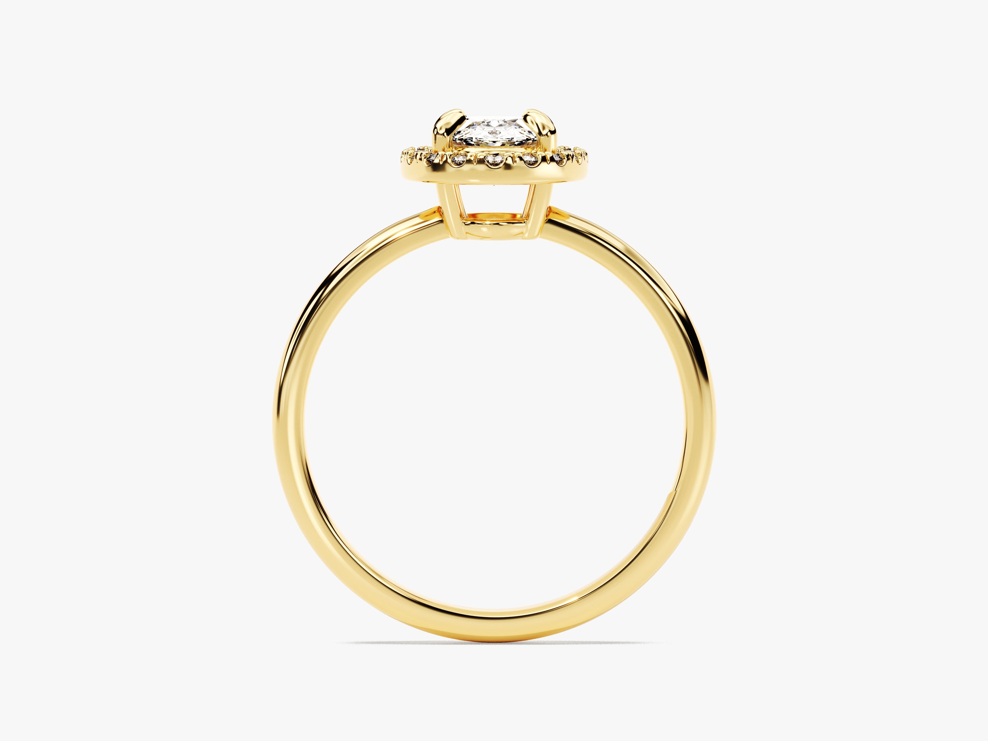 Oval Halo Diamond Engagement Ring (1.00 CT)