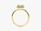 Princess Halo Moissanite Engagement Ring (1.00 CT)