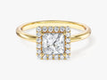 Princess Halo Lab Grown Diamond Engagement Ring (1.00 CT)