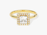 Princess Halo Diamond Engagement Ring (1.00 CT)