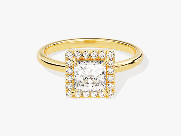 Princess Halo Lab Grown Diamond Engagement Ring (1.00 CT)