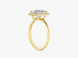 Princess Halo Lab Grown Diamond Engagement Ring (1.50 CT)
