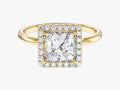 Princess Halo Lab Grown Diamond Engagement Ring (1.50 CT)