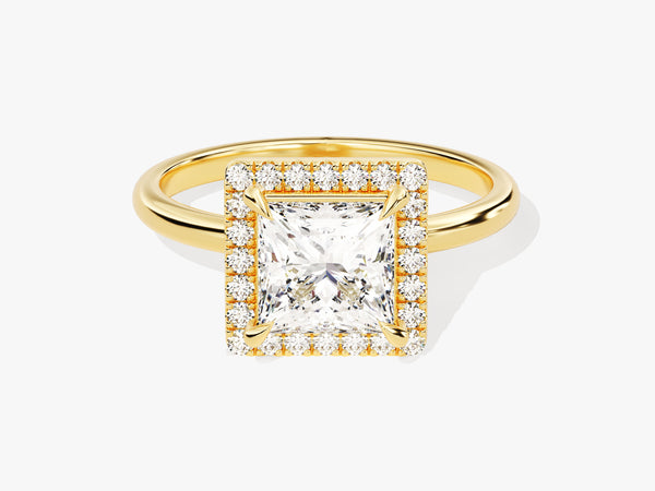 Princess Halo Lab Grown Diamond Engagement Ring (1.50 CT)