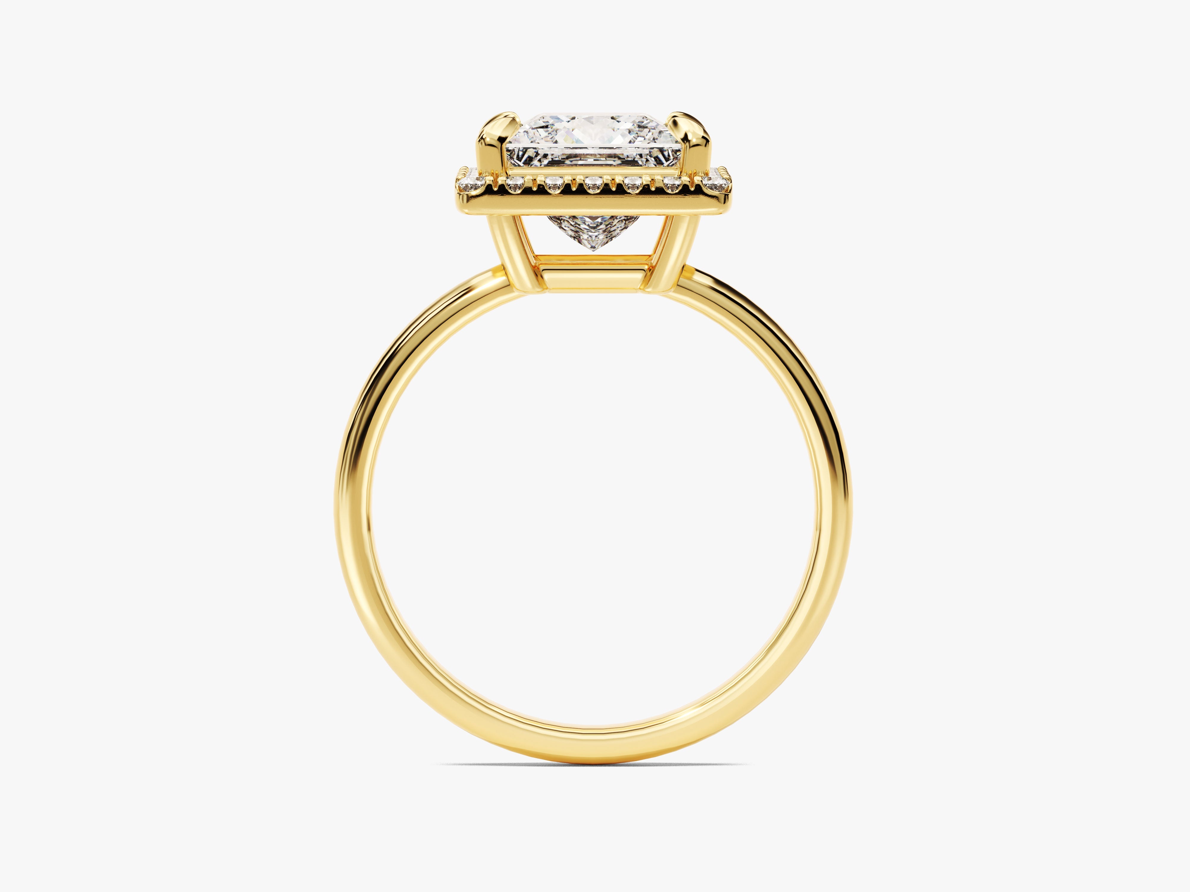 Princess Halo Diamond Engagement Ring (2.00 CT)