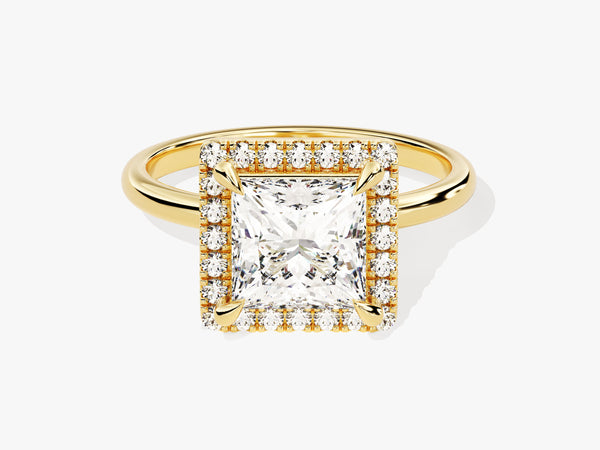 Princess Halo Lab Grown Diamond Engagement Ring (2.00 CT)