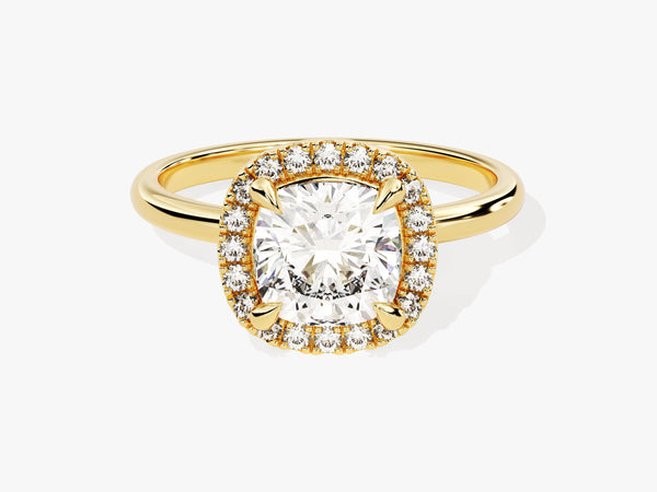 Cushion Halo Diamond Engagement Ring (2.00 CT)