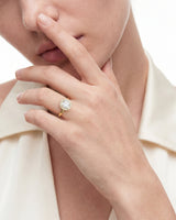 Cushion Halo Moissanite Engagement Ring (2.00 CT)