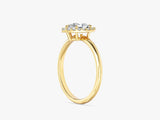 Pear Halo Lab Grown Diamond Engagement Ring (1.00 CT)