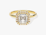 Asscher Halo Diamond Engagement Ring (1.50 CT)