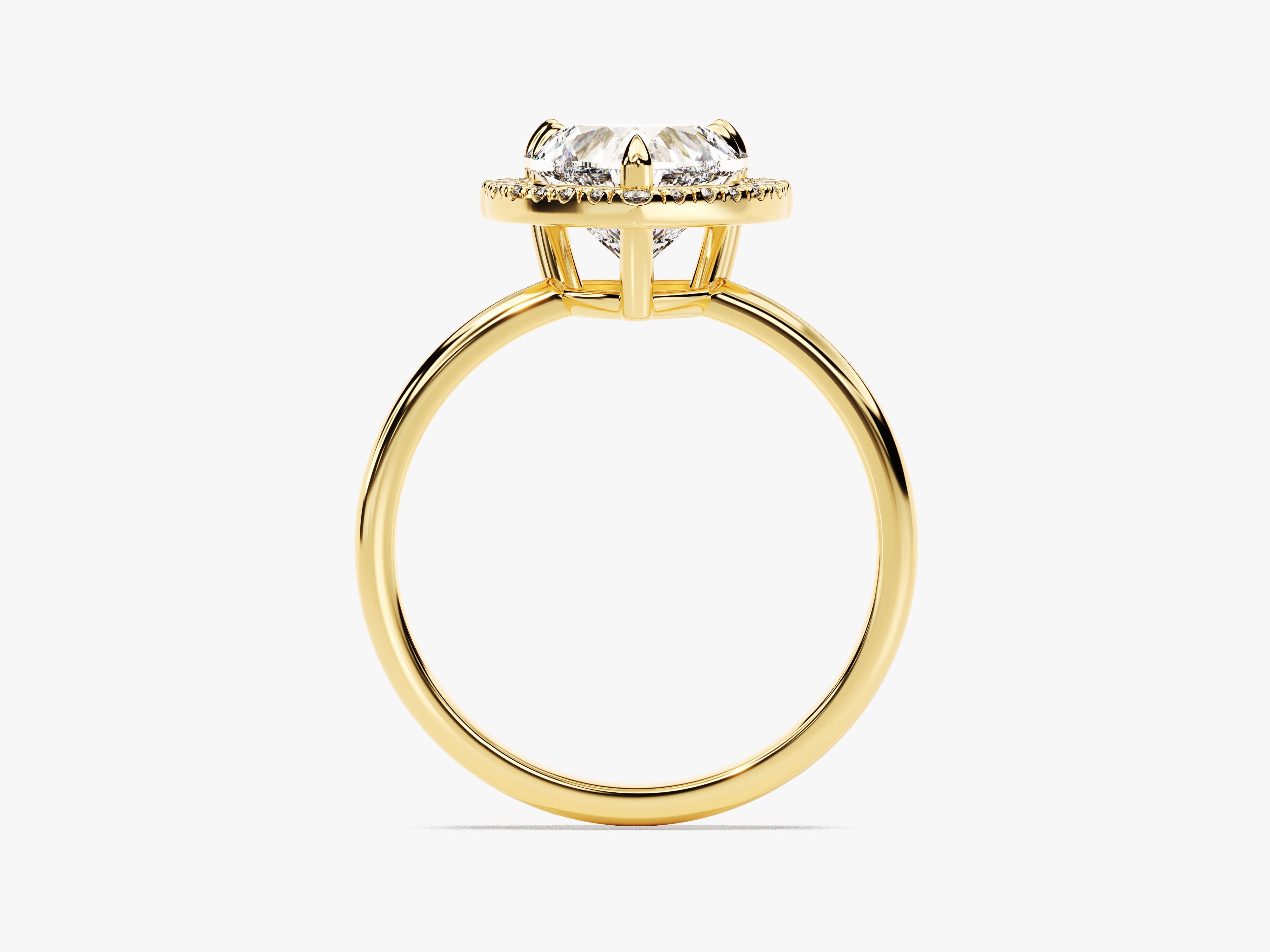 Heart Halo Diamond Engagement Ring (1.50 CT)