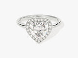 Heart Halo Diamond Engagement Ring (2.00 CT)