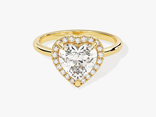 Heart Halo Diamond Engagement Ring (2.00 CT)