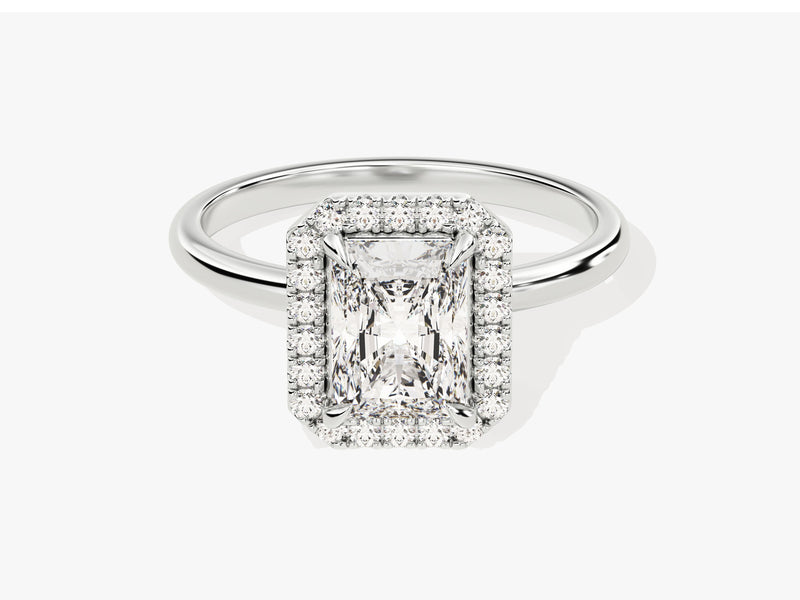 Radiant Halo Diamond Engagement Ring (1.50 CT)