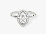 Marquise Halo Diamond Engagement Ring (1.00 CT)