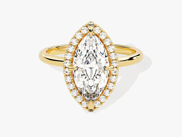 Marquise Halo Diamond Engagement Ring (2.00 CT)