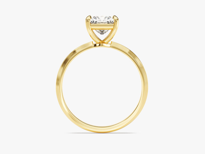 Knife Edge Princess Diamond Engagement Ring (1.00 CT)