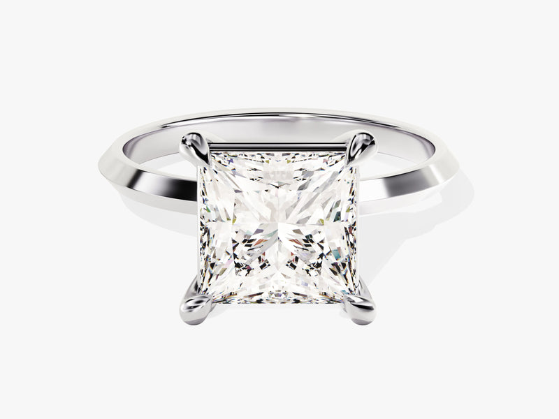 Princess cut diamond engagement ring, fine jewelry