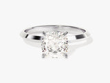 Knife Edge Cushion Lab Grown Diamond Engagement Ring (2.00 CT)