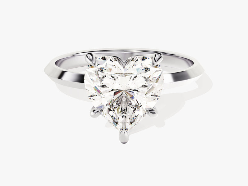Heart-shaped diamond engagement ring from jewelry firm