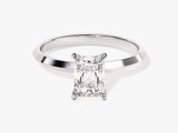 Knife Edge Radiant Diamond Engagement Ring (1.00 CT)