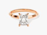 Knife Edge Radiant Diamond Engagement Ring (1.50 CT)