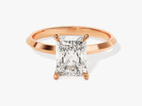 Knife Edge Radiant Diamond Engagement Ring (2.00 CT)