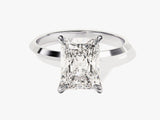 Radiant cut diamond engagement ring, fine jewelry, luxury diamond ring