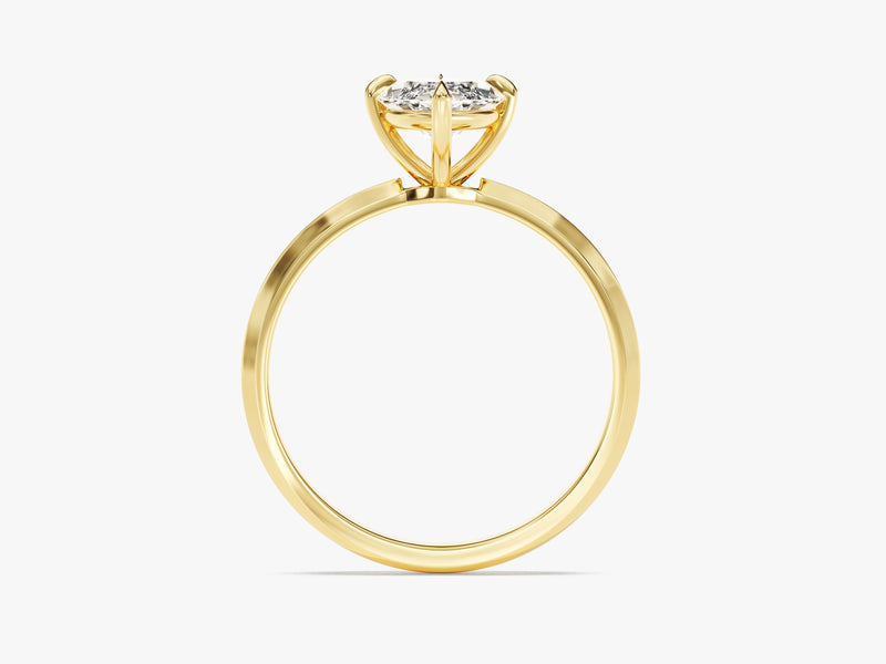 Knife Edge Marquise Diamond Engagement Ring (1.50 CT)