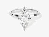 Knife Edge Marquise Diamond Engagement Ring (1.50 CT)