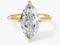Knife Edge Marquise Moissanite Engagement Ring (3.00 CT)
