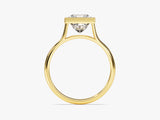 Bezel Princess Lab Grown Diamond Engagement Ring (2.00 CT)