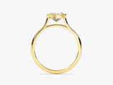 Bezel Heart Moissanite Engagement Ring (1.00 CT)