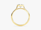 Bezel Radiant Moissanite Engagement Ring (1.50 CT)
