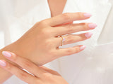 EG201_model_wearing_Yellow_pink_double_heart_Promise_Ring_with_sidestones