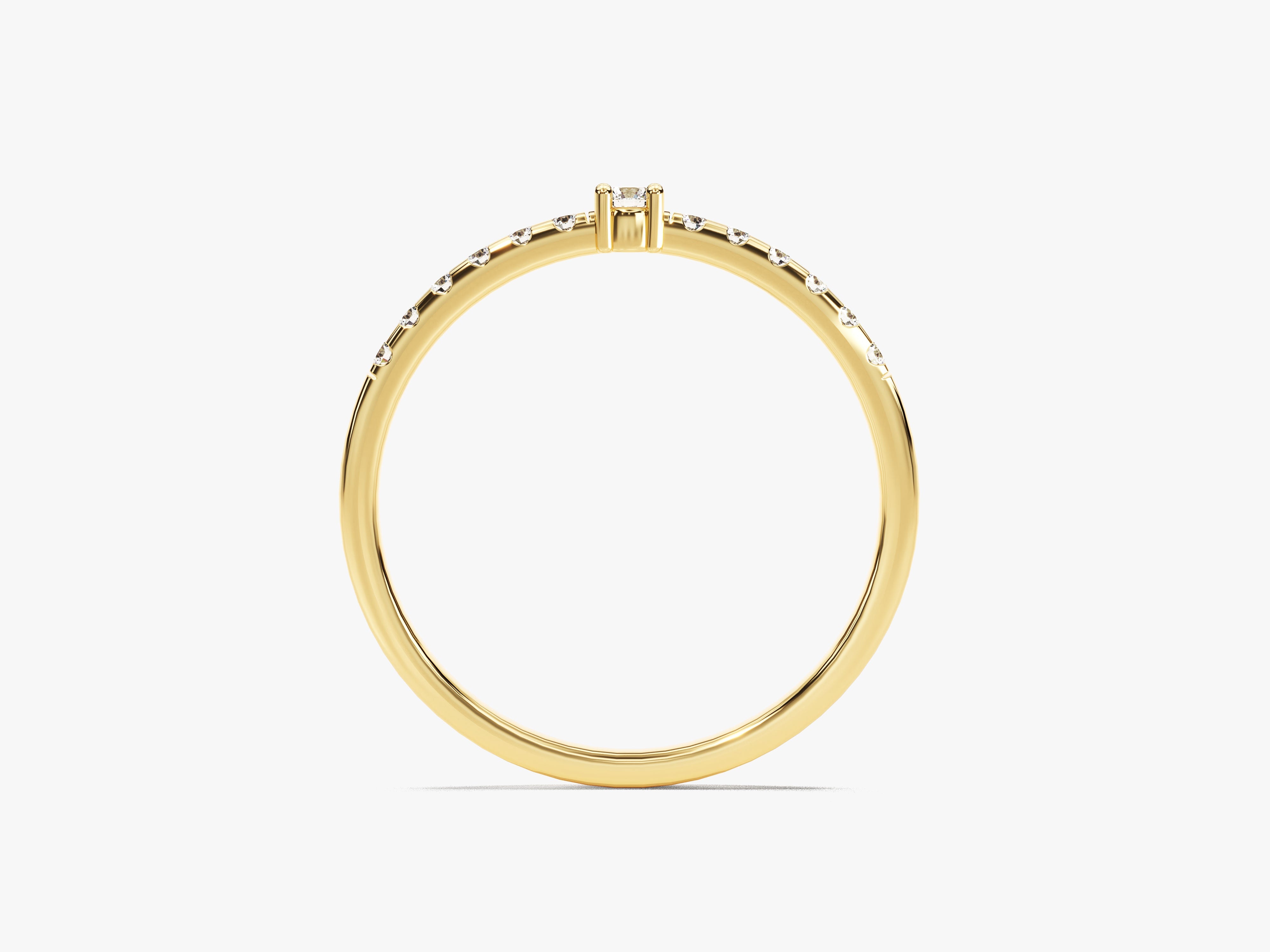 Gold diamond ring, fine jewelry, elegant design, sparkling gemstones