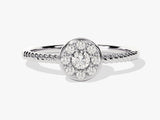 Twisted Band Moissanite Promise Ring