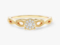 Infinity Promise Ring with Milgrain Accents
