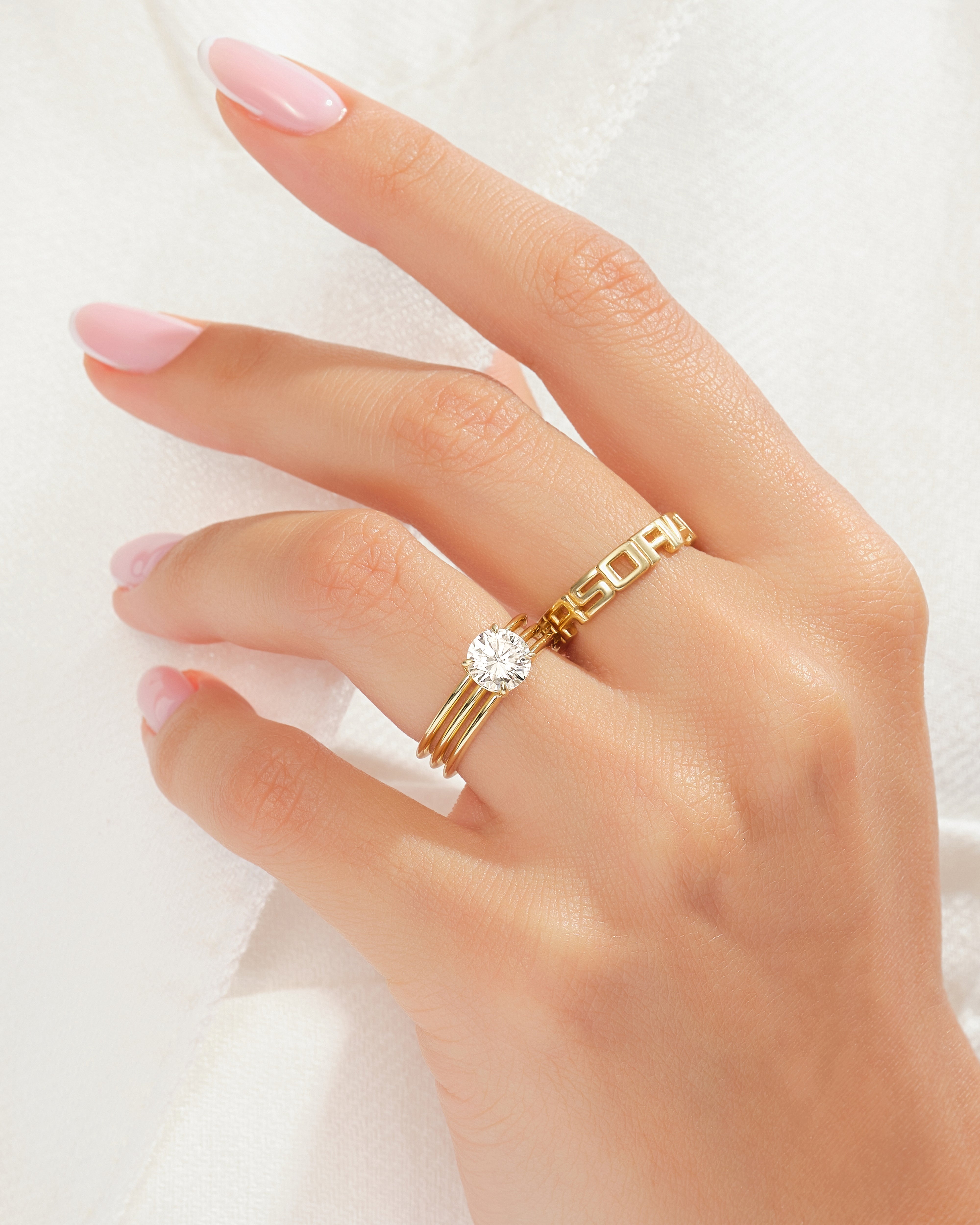 Triple Band Promise Ring