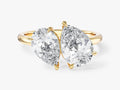 Pear and Pear Toi Et Moi Promise Ring