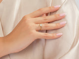 EG246_model_wearing_Yellow_unique_double_band_Promise_Ring_2