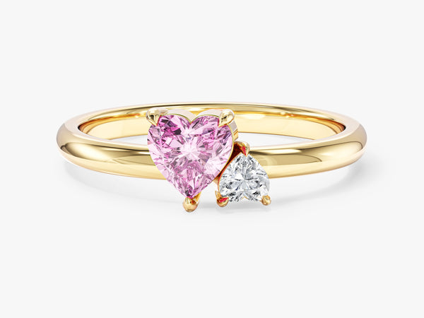 EG251_Yellow_pink_double_heart_Promise_Ring